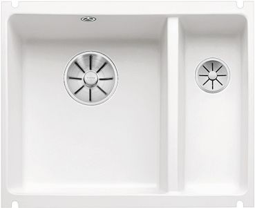 BLANCO SUBLINE 350/150-U Hauptbecken links kristallweiß glänzend
