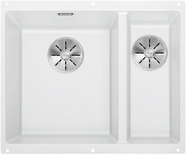 BLANCO SUBLINE 340/160-U Hauptbecken links weiß