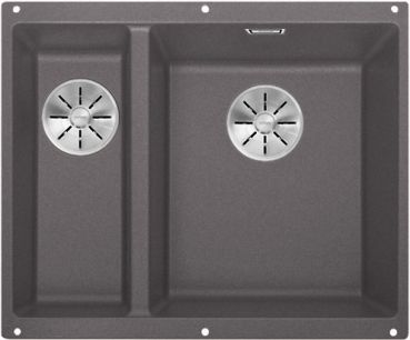 BLANCO SUBLINE 340/160-U Hauptbecken rechts felsgrau