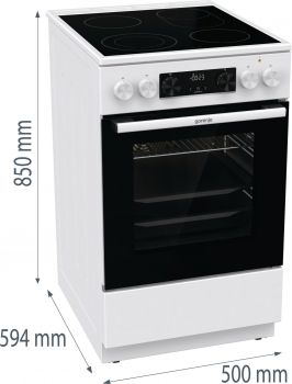 Gorenje GECS5C70WA - Standherd - Weiß
