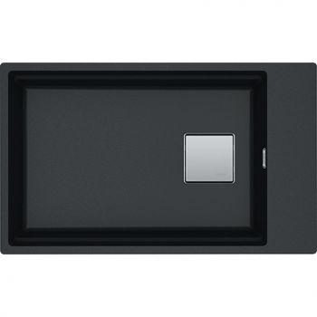 Franke KNG 110-62, 620x420mm, Siebkorb als Druckknopfventil, Onyx