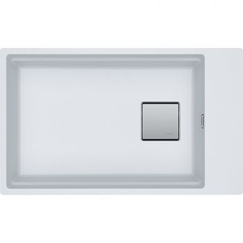 Franke KNG 110-62, 620x420mm, Siebkorb als Druckknopfventil, Glacier