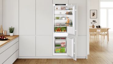 Bosch KIV86VSE0, Einbau-Kühl-Gefrier-Kombination mit Gefrierbereich unten