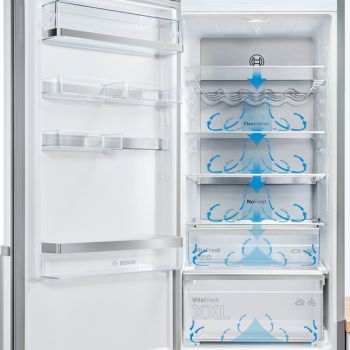 Bosch KGN39AIBT, Freistehende Kühl-Gefrier-Kombination mit Gefrierbereich unten