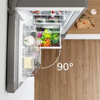 Bosch KGN39VIBT, Freistehende Kühl-Gefrier-Kombination mit Gefrierbereich unten