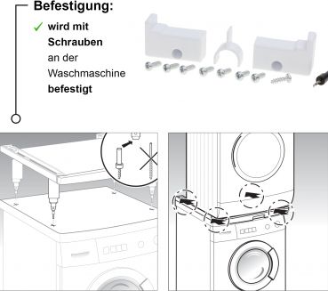 Bosch WTZ11400, Verbindungssatz mit Auszug