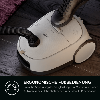 AEG AB61H6SW - Bodenstaubsauger - Shell White
