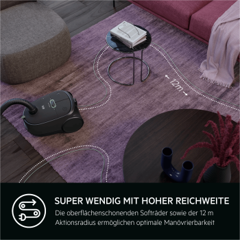 AEG AB61C2OKO - Bodenstaubsauger - Granite Grey recycled