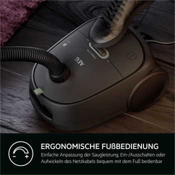 AEG AB61C2OKO - Bodenstaubsauger - Granite Grey recycled