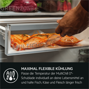 AEG NSC9V183CS - Kühl- / Gefrierkombination - Weiß