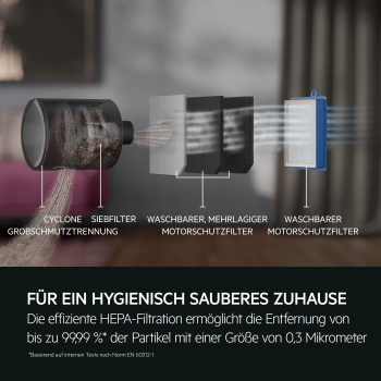 AEG AL61C2ÖKO - Bodenstaubsauger - Black Recycled