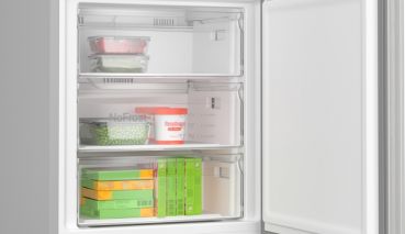 Bosch KGN497LDF, Freistehende Kühl-Gefrier-Kombination mit Gefrierbereich unten