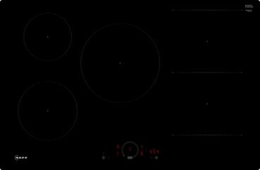 Neff T58PHW1L0, Induktionskochfeld