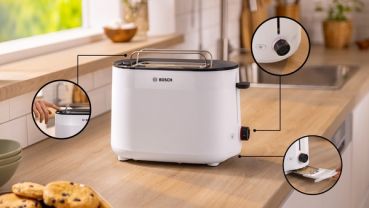 Bosch TAT2M121, Kompakt Toaster