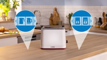 Bosch TAT3M121, Kompakt Toaster