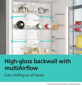 Siemens KG36N2IBF, Freistehende Kühl-Gefrier-Kombination mit Gefrierbereich unten