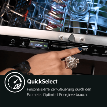 AEG FSE73427P - Geschirrspüler - Schwarz