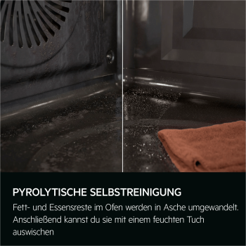 AEG OU5PE40AM - Einbauherd/Backofen - Edelstahl