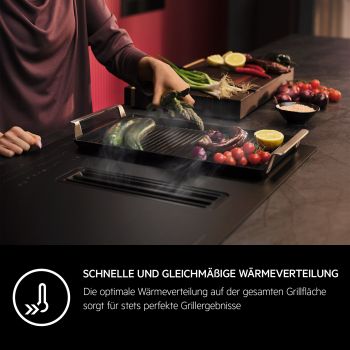 AEG A9HHPG11 - Zubehör - Schwarz Plancha Grill 2.0 mit Antihaft-Keramikbeschichtung