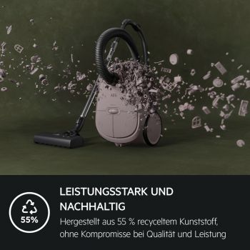 AEG AB61C1WP - Bodenstaubsauger - Whisper Pink