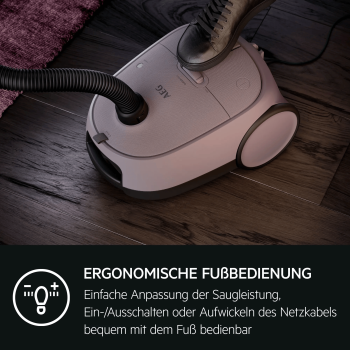 AEG AB61C1WP - Bodenstaubsauger - Whisper Pink