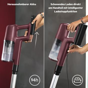 AEG AP61CB21DR - Akku Staubsauger - Dark Red