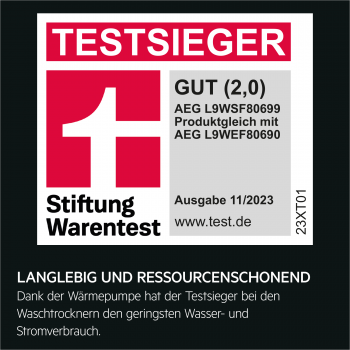 AEG L9WSF80699 - Waschtrockner - Weiß