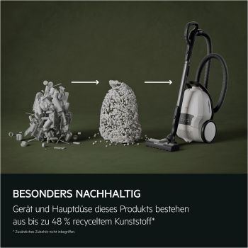 AEG AB81U1SW - Bodenstaubsauger - Shell White
