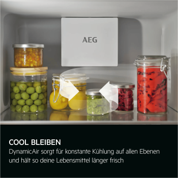 AEG NSK6D181ES - Kühlschrank - Weiß