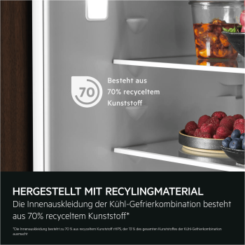 AEG EK7E75S1 - Kühl- / Gefrierkombination - Weiß