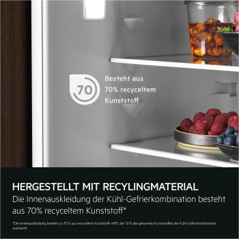 AEG TSC8M181BC - Kühl- / Gefrierkombination - Weiß