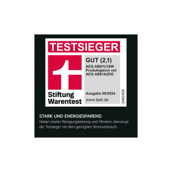AEG AB81U1SW - Bodenstaubsauger - Shell White