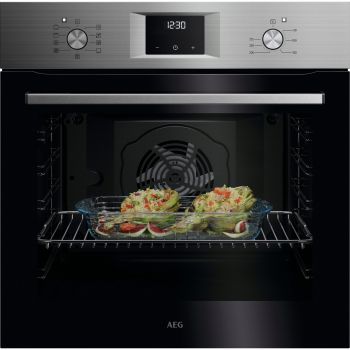 AEG NBU5A20SM - Einbauherd/Backofen - Edelstahl mit Antifingerprint
