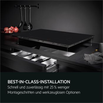 AEG KIB6844IT - Kochfeld - Matt Black