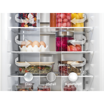 AEG NSC7C181DS - Kühl- / Gefrierkombination - Weiß