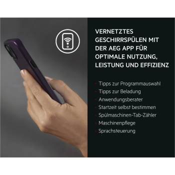 AEG NG77IC20SK - Geschirrspüler - Schwarz
