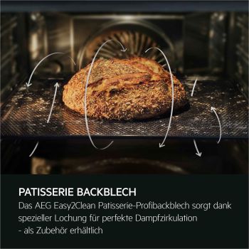 AEG NBR7P621SB - Einbauherd/Backofen - Schwarz