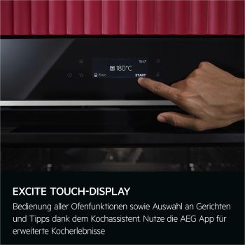 AEG NBR7P621SB - Einbauherd/Backofen - Schwarz