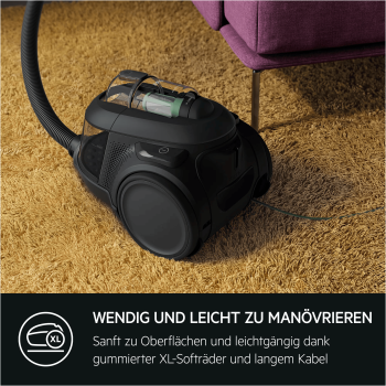 AEG AL61C2ÖKO - Bodenstaubsauger - Black Recycled