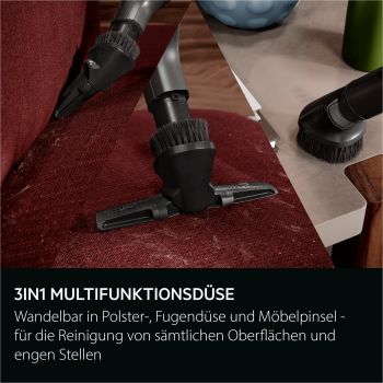 AEG VX9-5-EBR - Bodenstaubsauger - Ebony Black