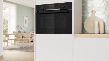 Bosch CMA583MB0, Einbau Mikrowelle mit Heißluft