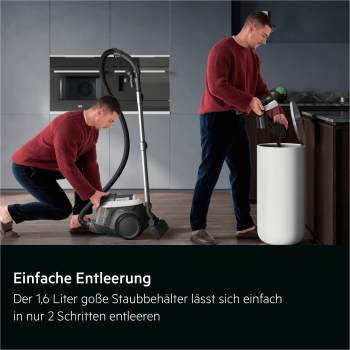 AEG AL61C2SW - Bodenstaubsauger - Shell White