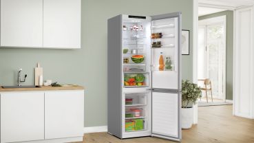 Bosch KGN392LAG, Freistehende Kühl-Gefrier-Kombination mit Gefrierbereich unten