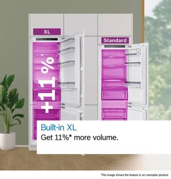 Bosch KIN96VFD0, Einbau-Kühl-Gefrier-Kombination mit Gefrierbereich unten