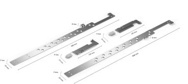 Bosch SGZ8BI01, Befestigungsschiene für aufgedoppelte Möbelfronten