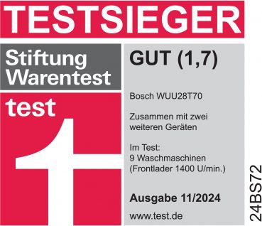 Bosch WUU28T70, Waschmaschine, unterbaufähig - Frontlader
