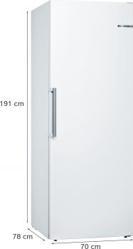 Bosch GSN58AWCV, Freistehender Gefrierschrank
