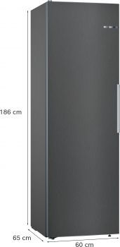 Bosch KSV36VXDP, Freistehender Kühlschrank