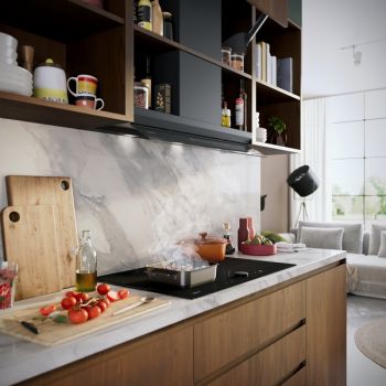 Neff D97XDP2S0, Integrierte Designhaube