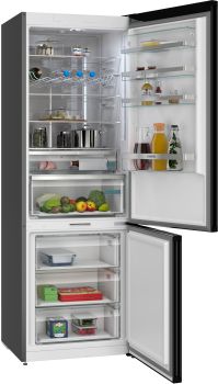 Siemens KG49NAXCF, Freistehende Kühl-Gefrier-Kombination mit Gefrierbereich unten
